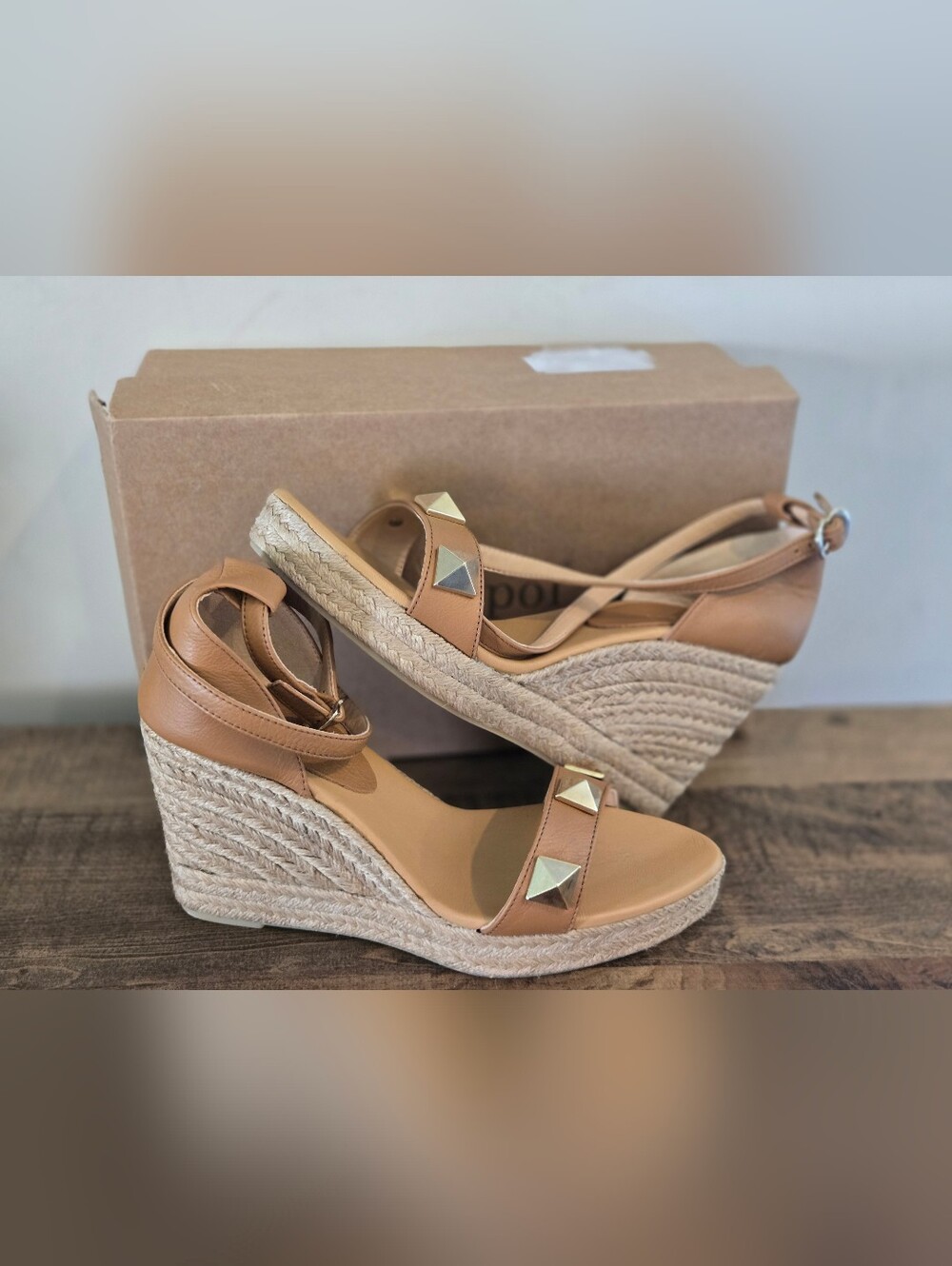 MAYPOL - WEDGE SANDALS Size 38 Made In SPAIN